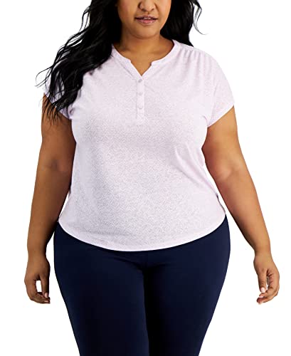 Style & Co Plus Size Split Neck Top
