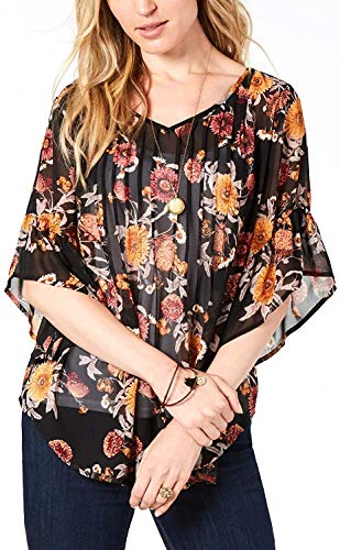Style & Co Pintuck Peasant Top