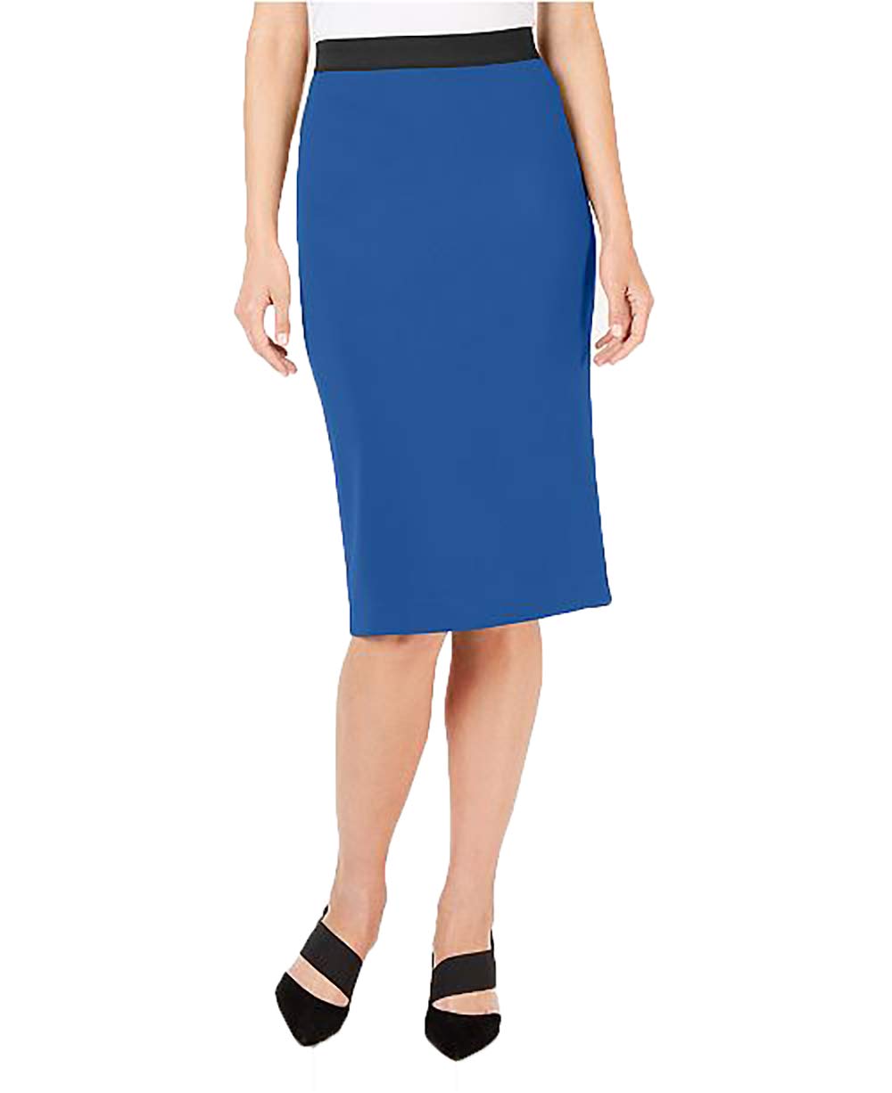 Below-Knee Pencil Skirt