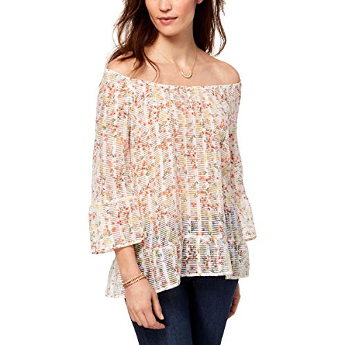 Style & Co Ruffled Off The Shoulder Top
