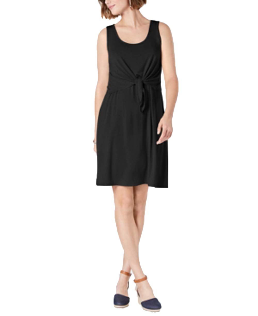 Style & Co Sleeveless Tie Front Dress