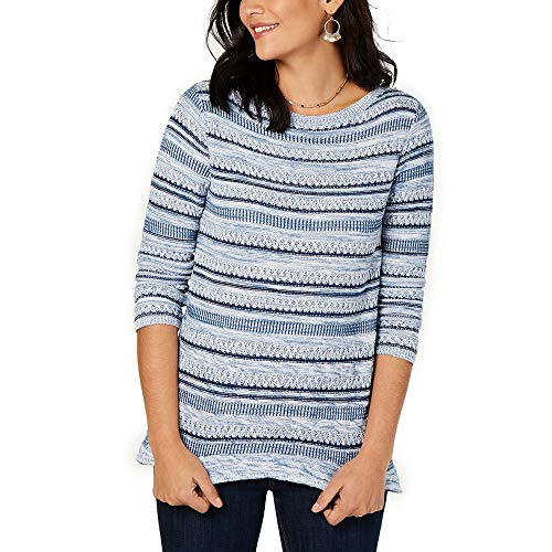 Style & Co Striped Sweater