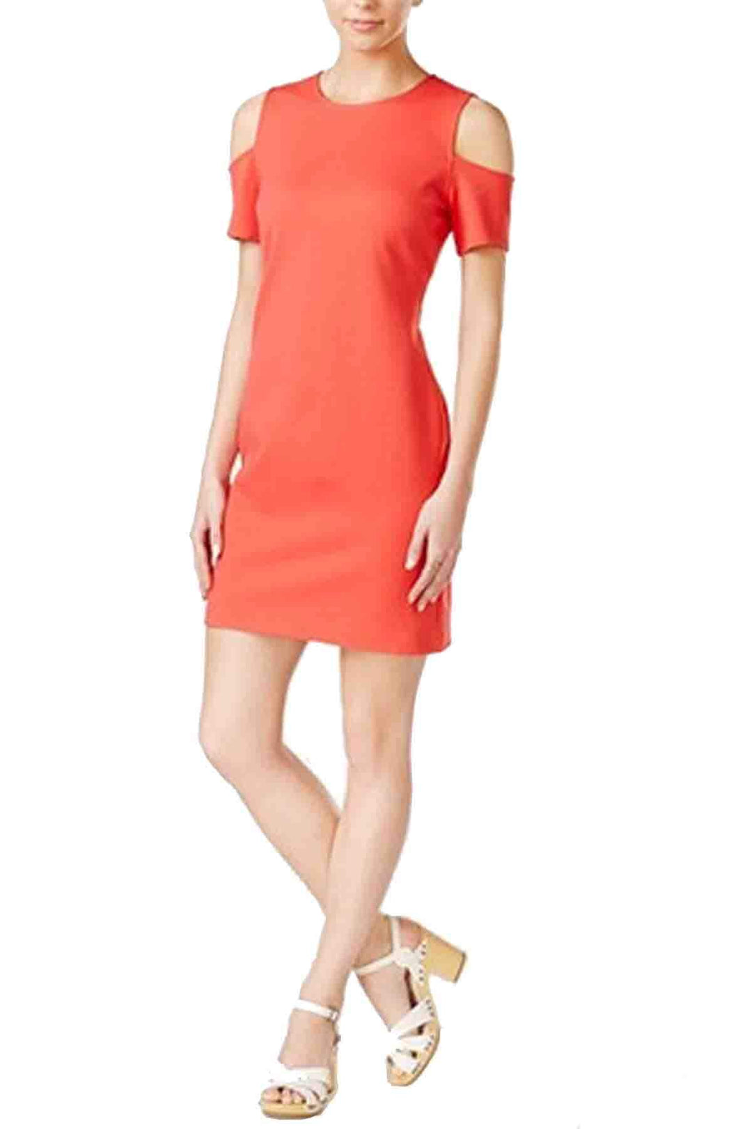 Bar III Cold Shoulder Sheath Dress