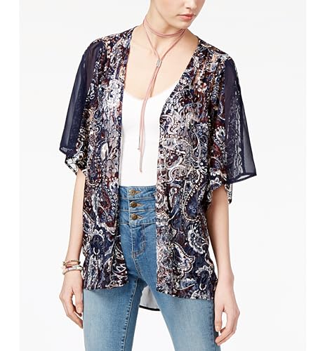 Be Bop Juniors Printed Lace Kimono