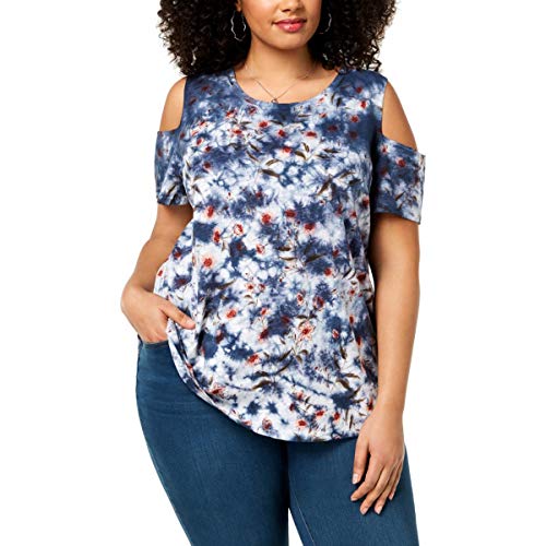 Style & Co Plus Size Cotton Cold Shoulder Tunic