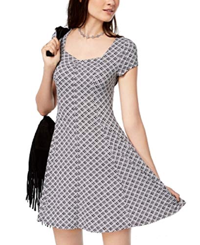 Be Bop Juniors Printed Fit Flare Dress