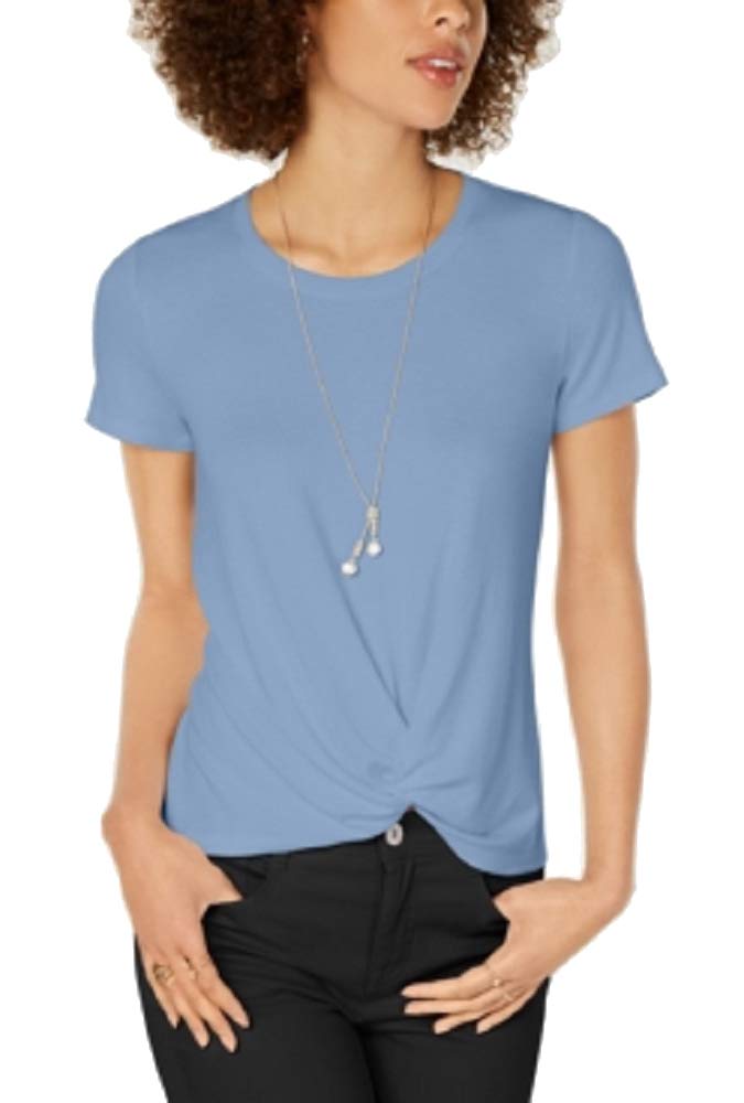 Style & Co Petite Twist Front Top