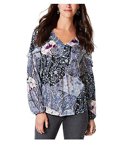 Style & Co Printed Prairie Top