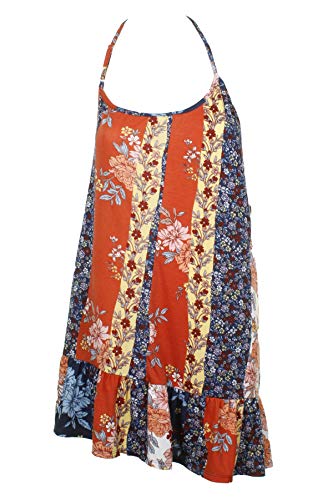Be Bop Juniors Printed Strappy Flounce Dress