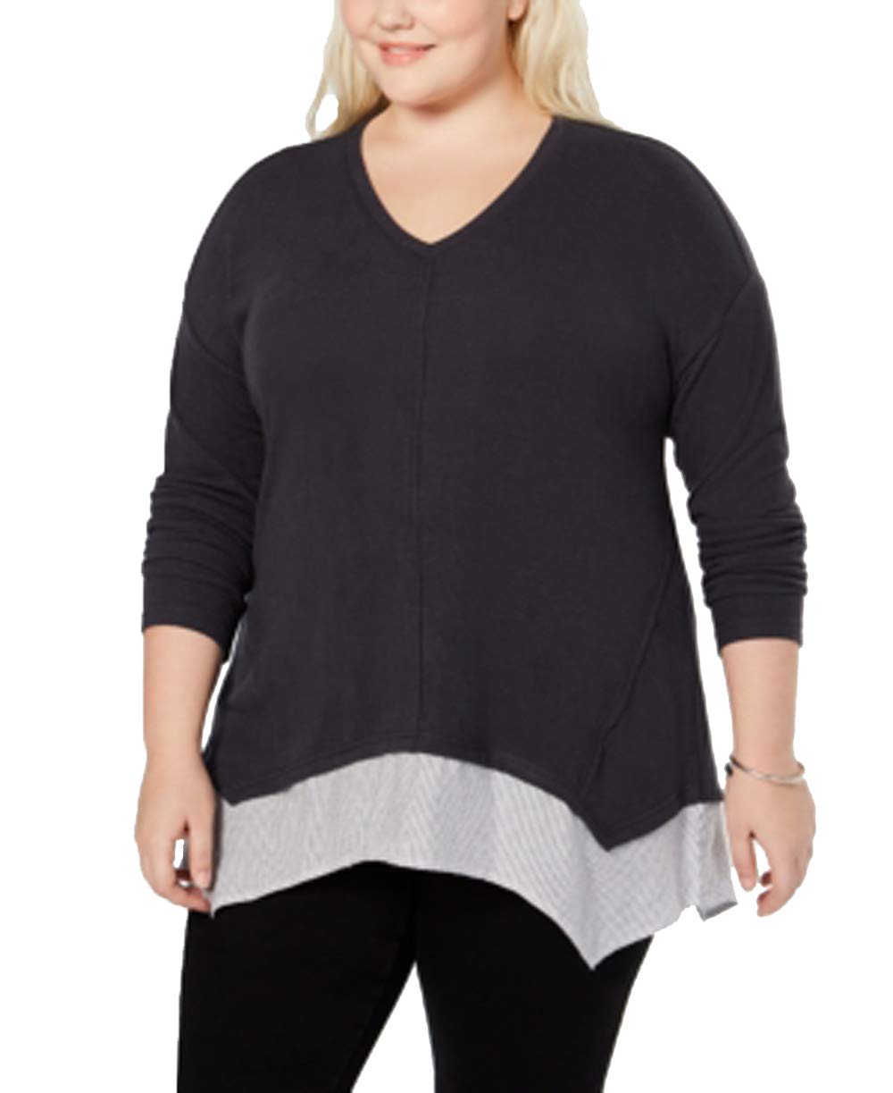 Style & Co Plus Size Layered Look Top