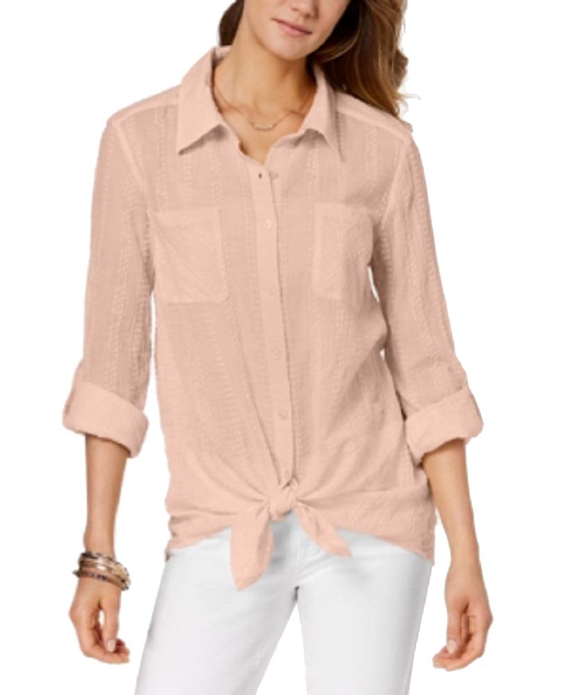 Style & Co Tie Front Shirt