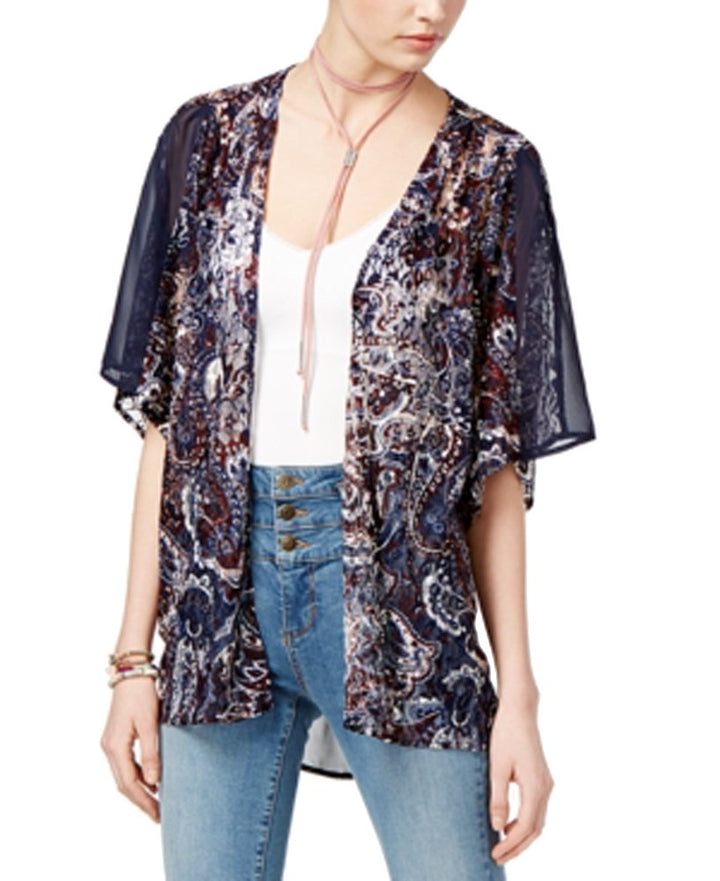 Be Bop Juniors Printed Lace Kimono