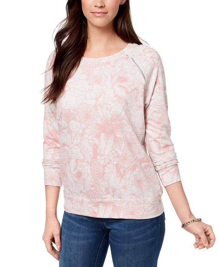 Style & Co Printed Sweatshirt