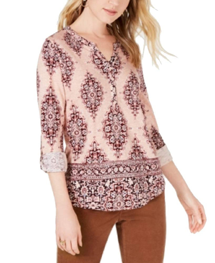 Style & Co Printed Utility Top
