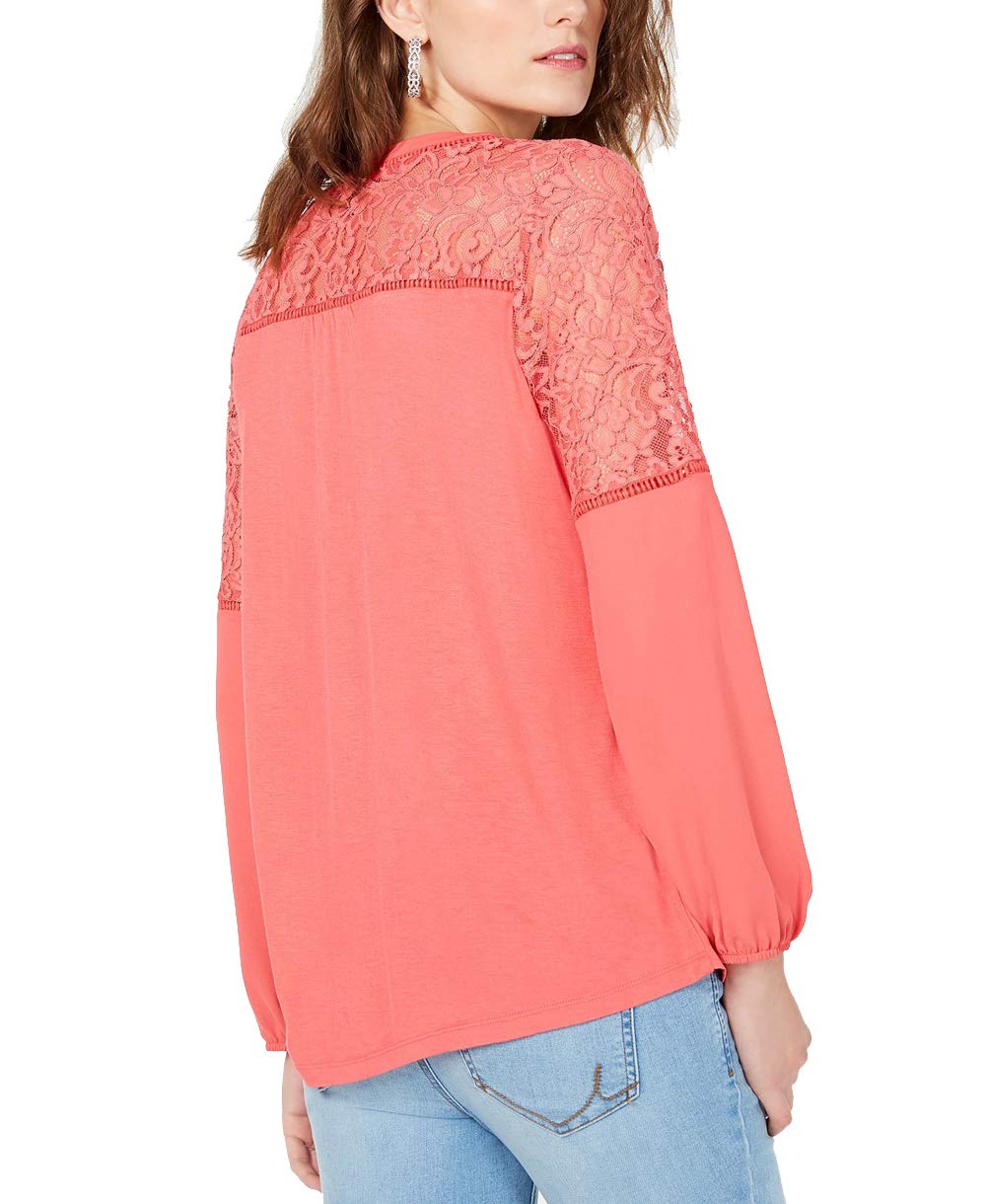 Blouson Lace Woven Top