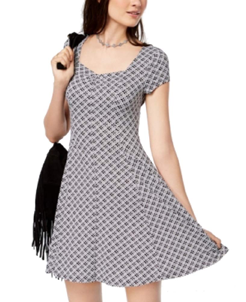 Be Bop Juniors Printed Fit Flare Dress