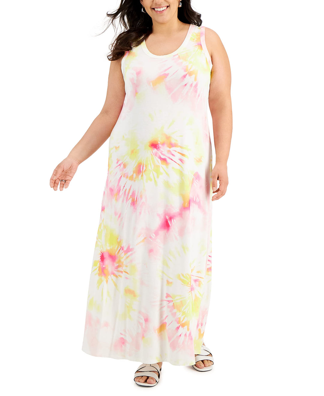 Style & Co Plus Size Tie Dyed Maxi Dress