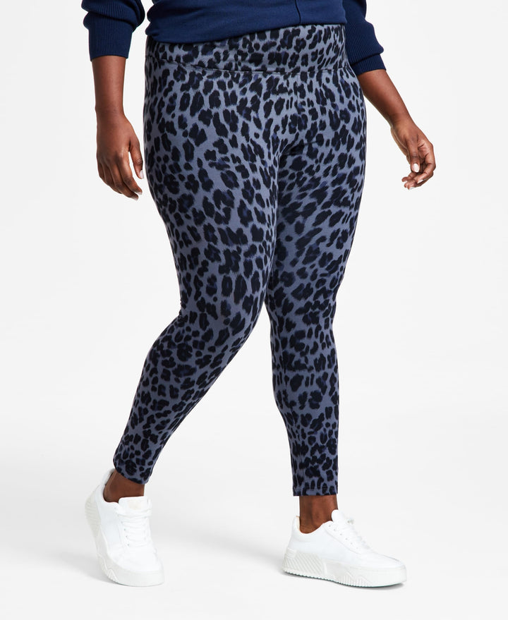 Style & Co Plus Size Animal Print High Rise Leggings