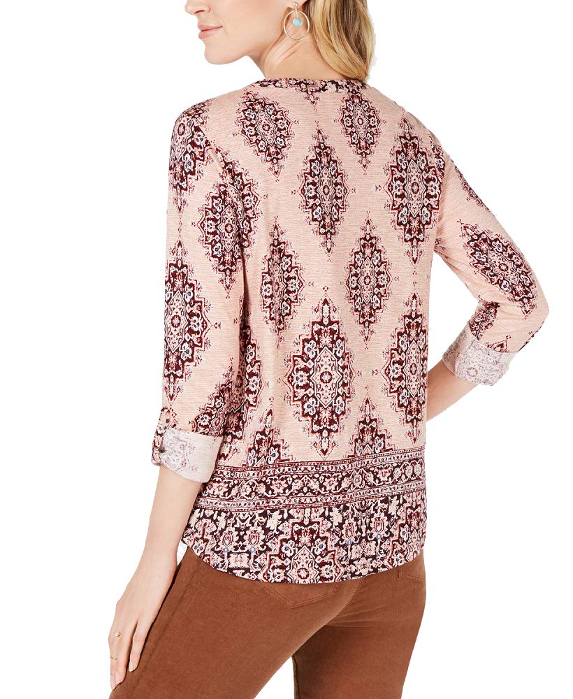 Style & Co Printed Utility Top