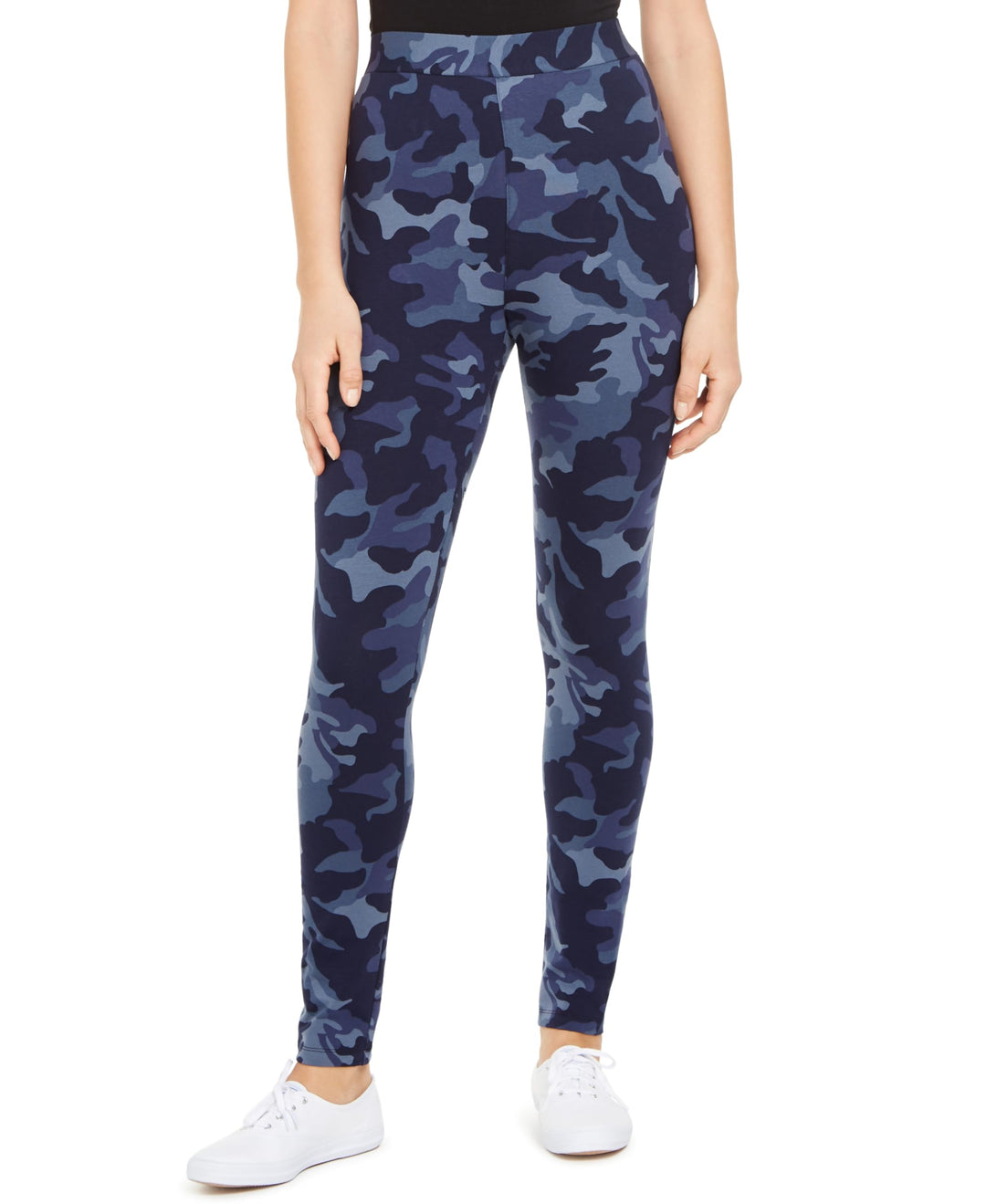 Style & Co Plus Size Basic Printed Leggings