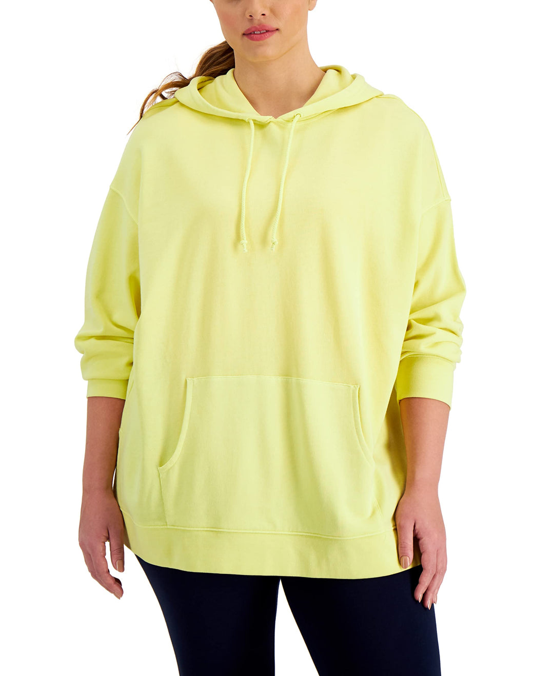 Style & Co Plus Size Solid Oversized Hoodie