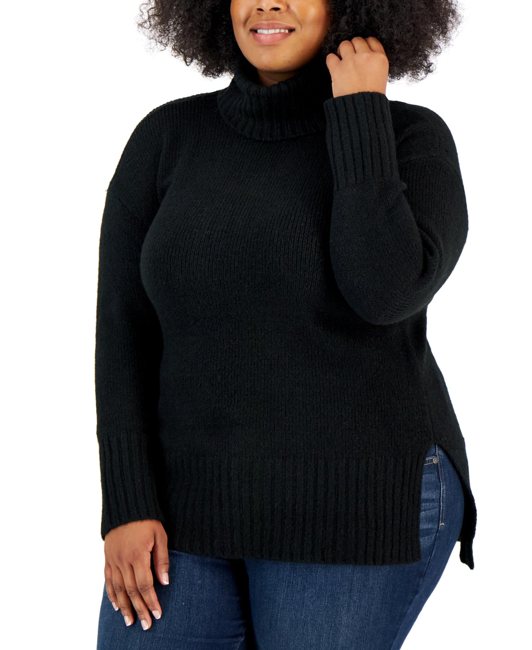Style & Co Plus Size Turtleneck Tunic Sweater
