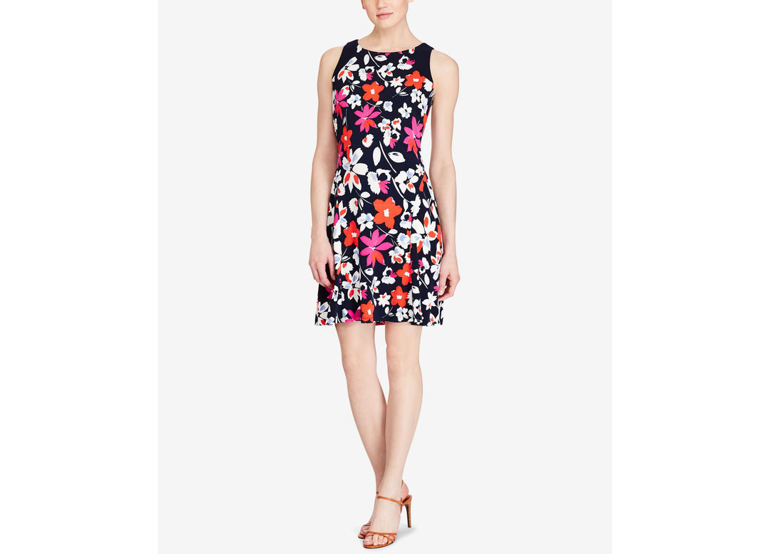 American Living Floral Print Jersey Dress