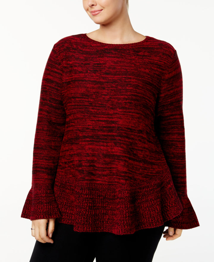Style & Co Plus Size Ruffled Sweater