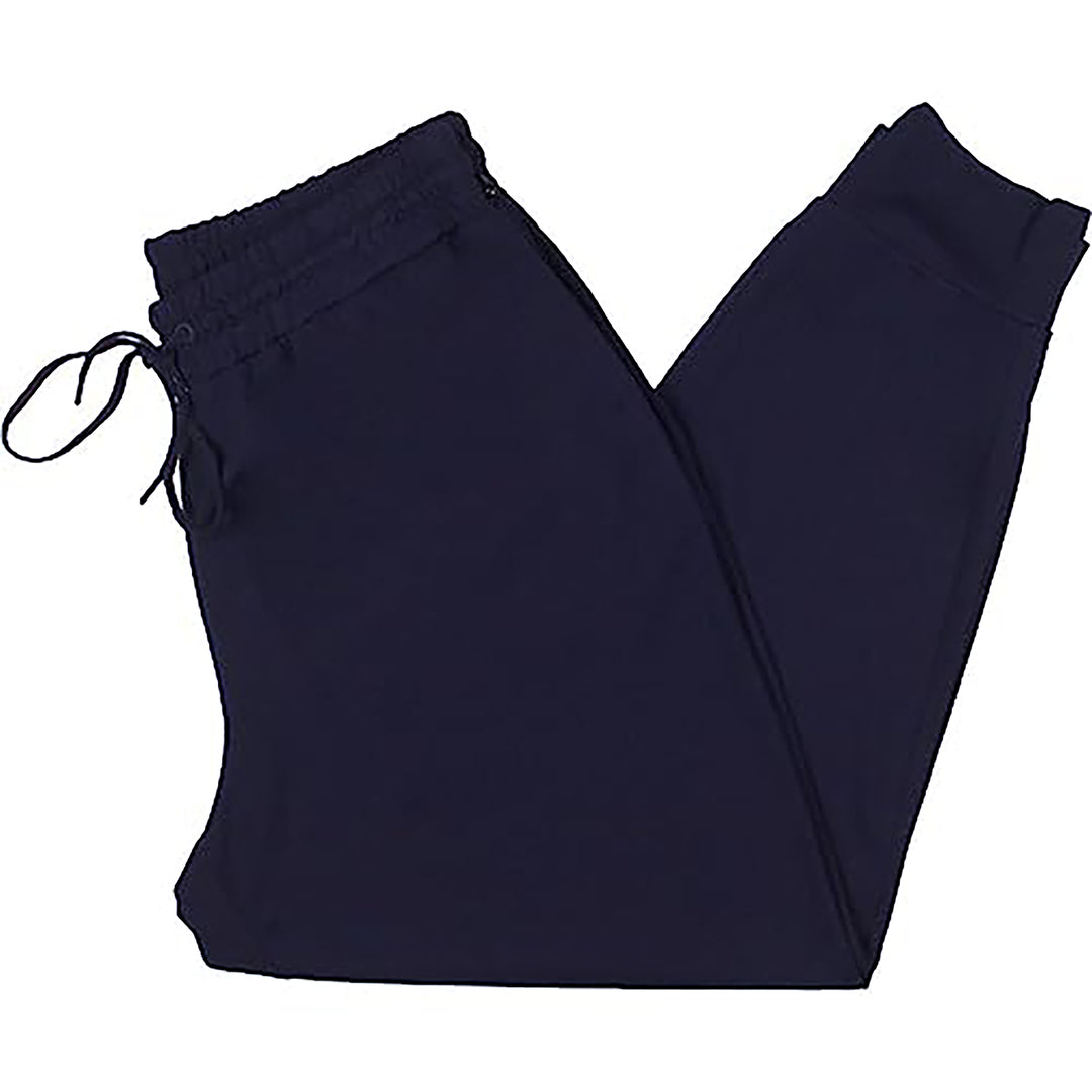 Anne Klein Womens Plus High Rise Ankle Jogger Pants
