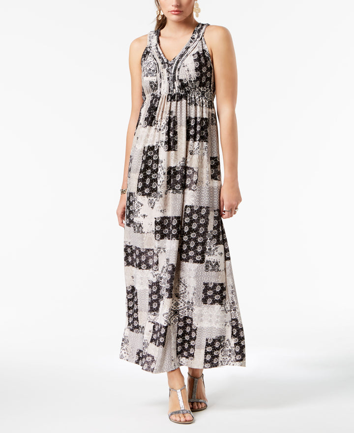 Style & Co Printed Maxi Dress