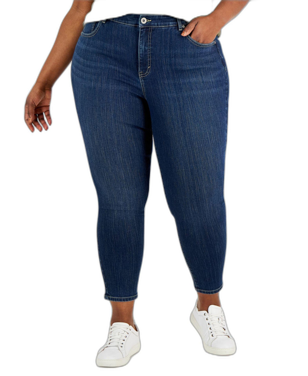 Style & Co Plus Size High Rise Skinny Ankle Jeans