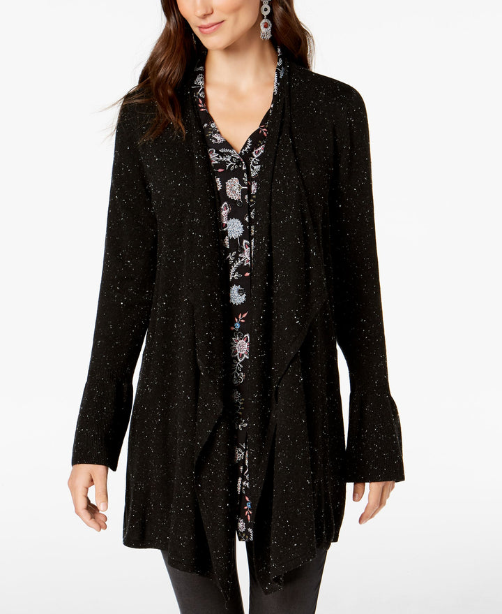 Style & Co Bell Sleeve Draped Cardigan