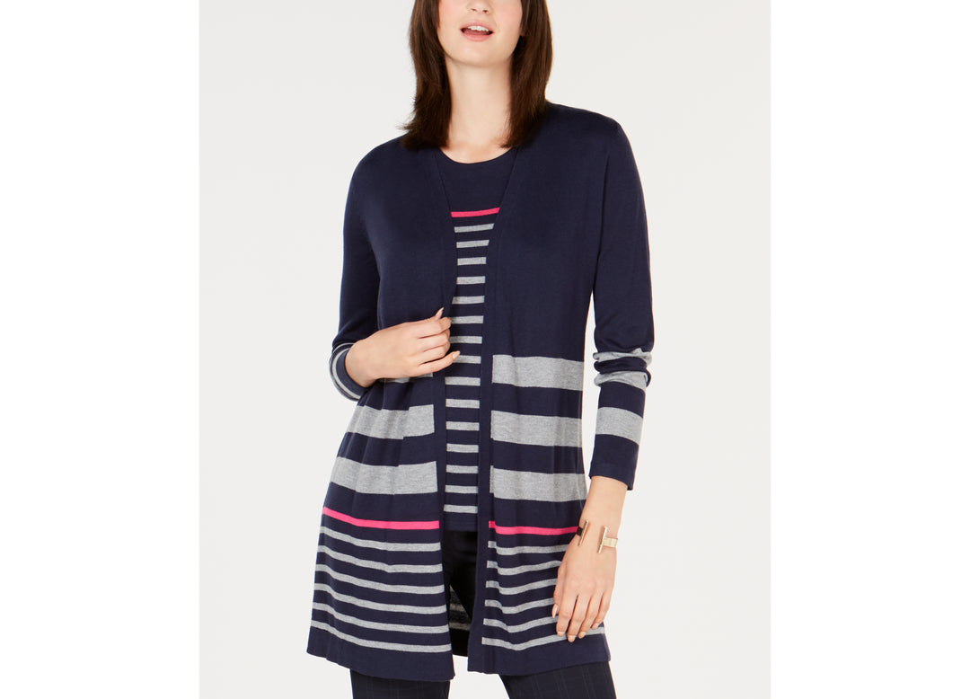 Petite Striped Cardigan