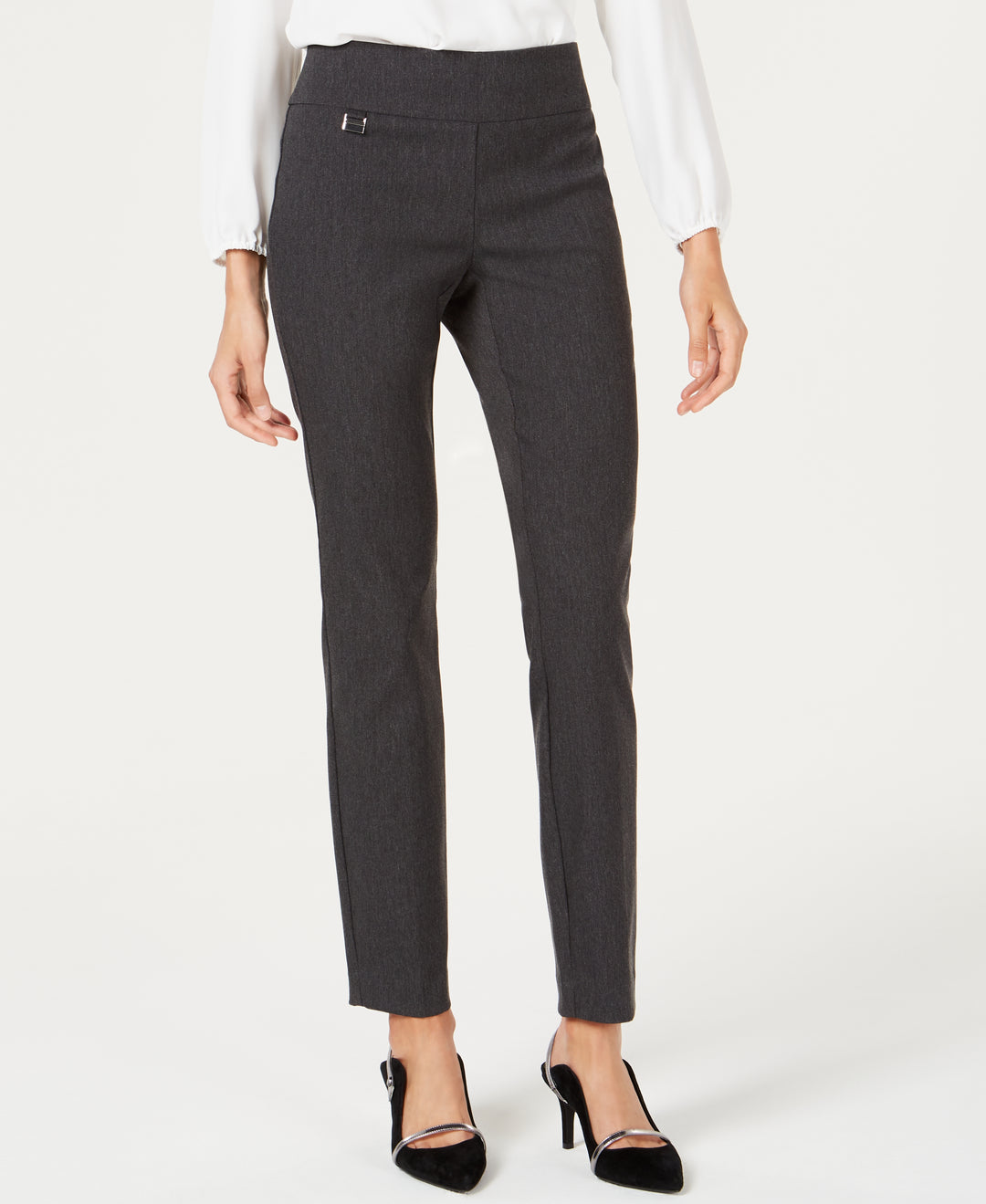 Petite Tummy-Control Pull-On Skinny Pants, Petite & Petite Short