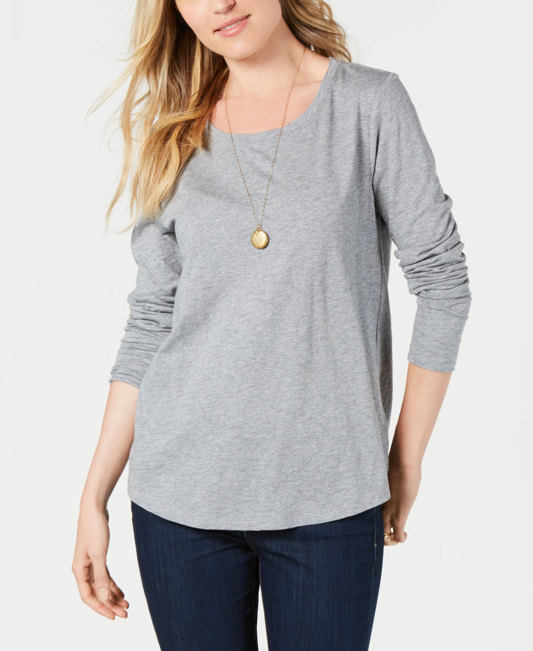 Long-Sleeve Crewneck Top