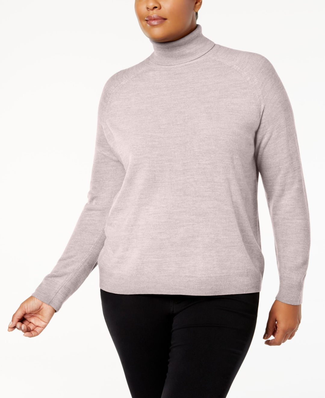 Karen Scott Plus Size Luxsoft Turtleneck Sweater