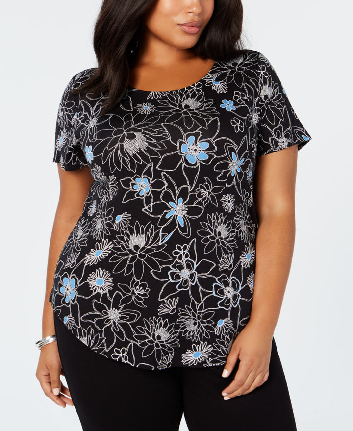 Plus Size Printed T-Shirt