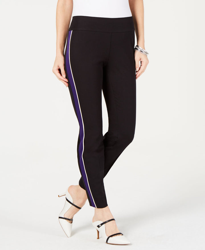 Alfani Side Stripe Skinny Pants