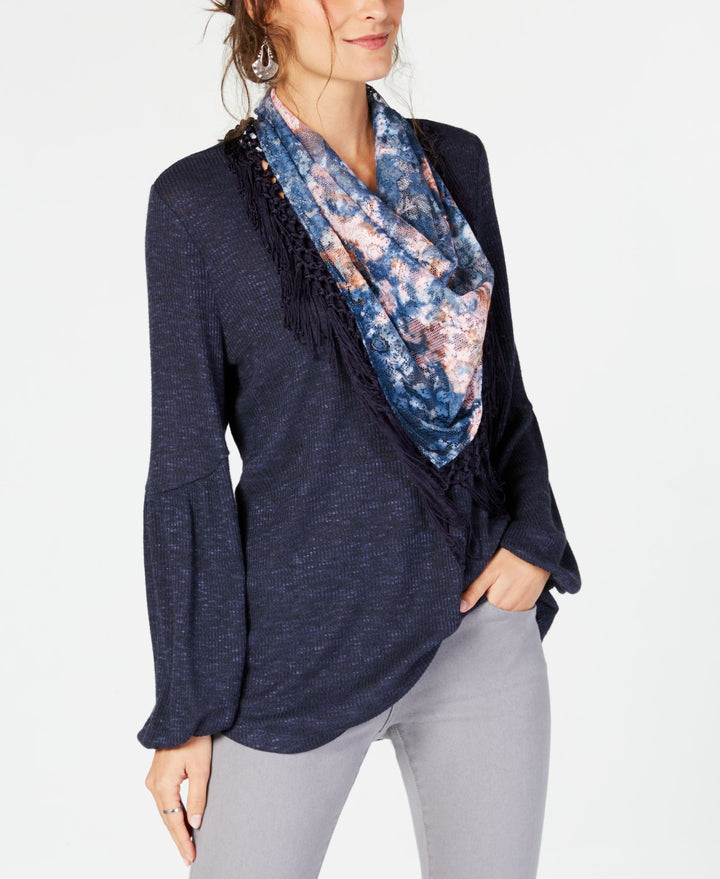 Style & Co Petite Scarf Top