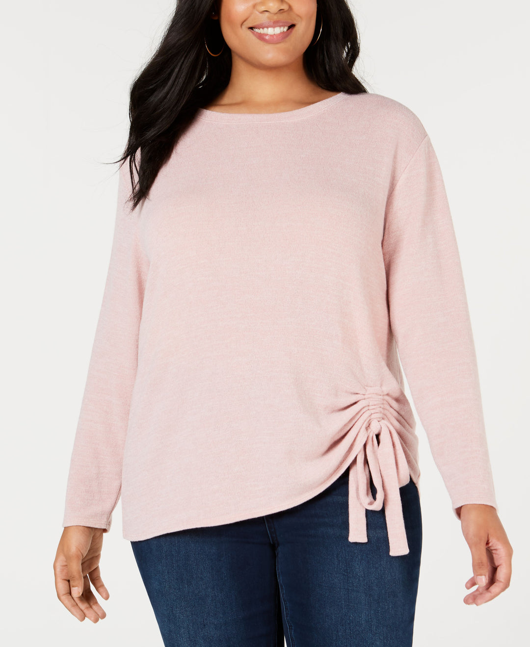Plus Size Tunnel Tie Top
