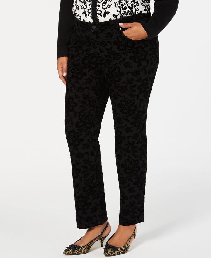 Charter Club Plus Size Lexington Straight Leg Jeans