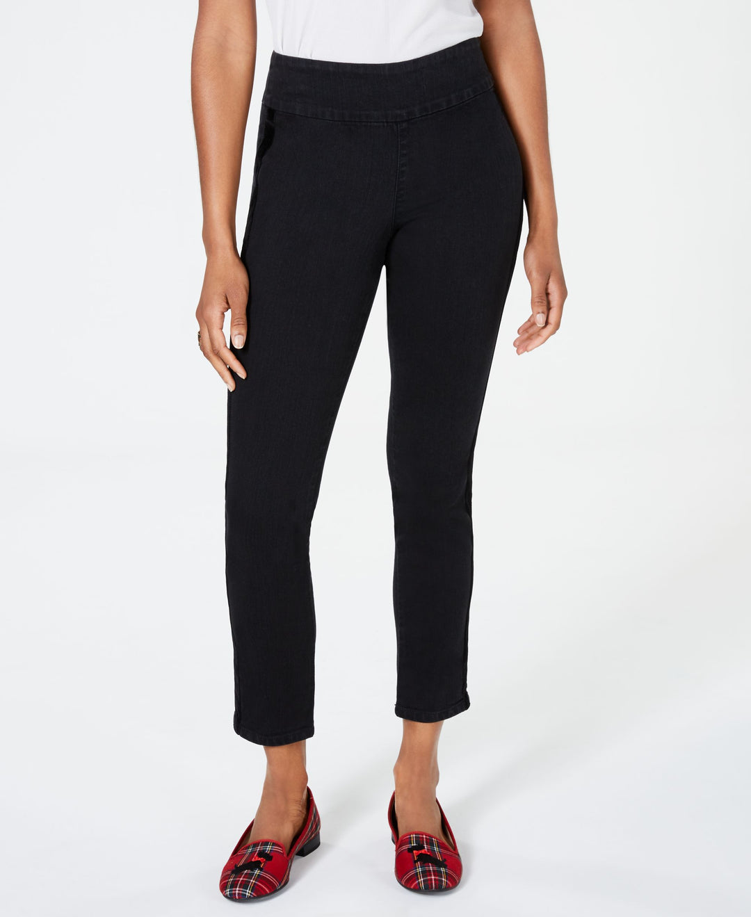 Charter Club Pull On Ankle Length Jeans