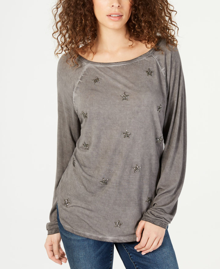Sequin Star Long Sleeve T-Shirt