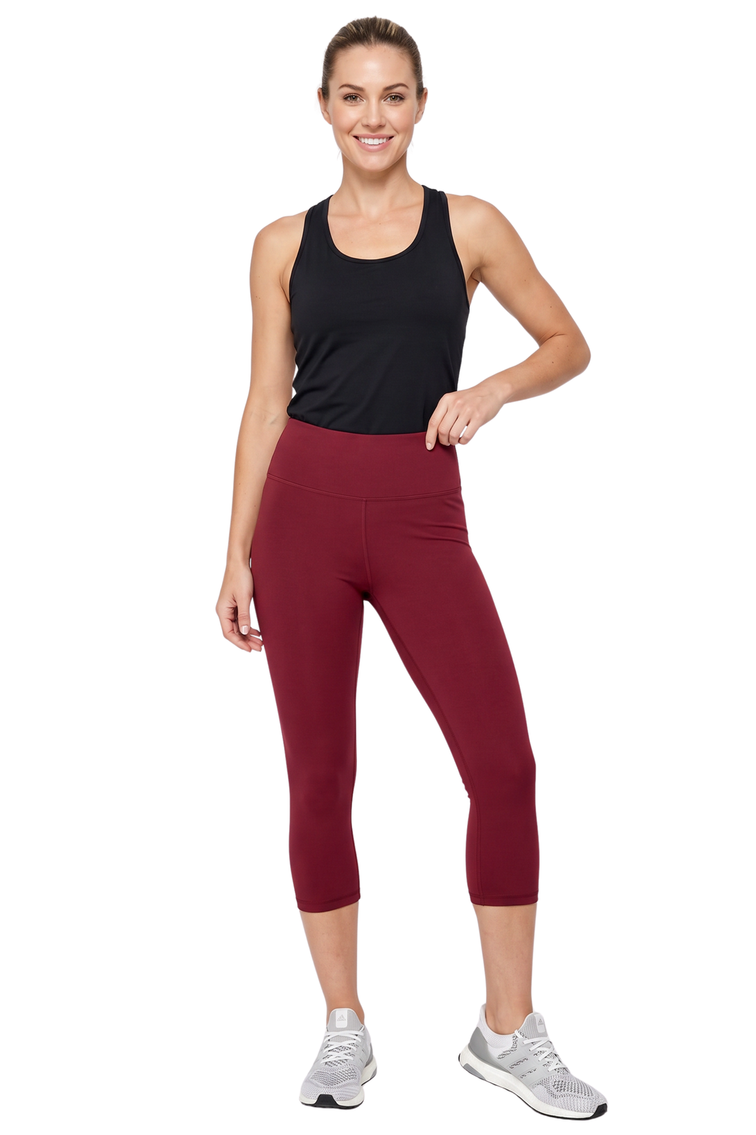 Buttery Smooth Basic Solid High Waisted Capris - 3 Inch - New Mix