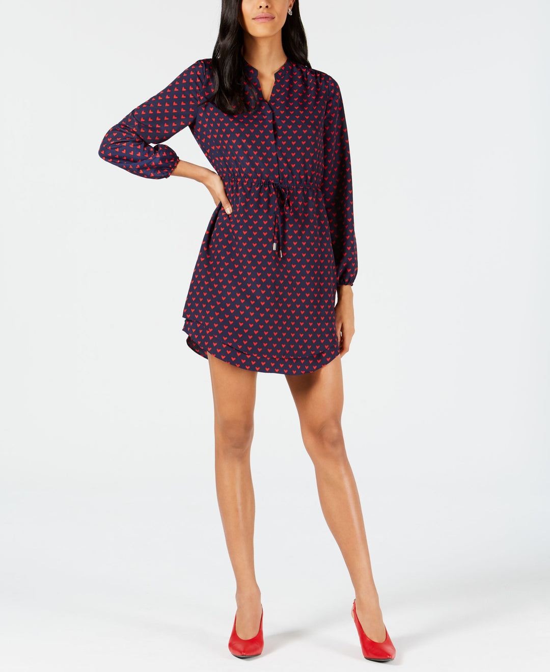Floral-Print Fit & Flare Dress