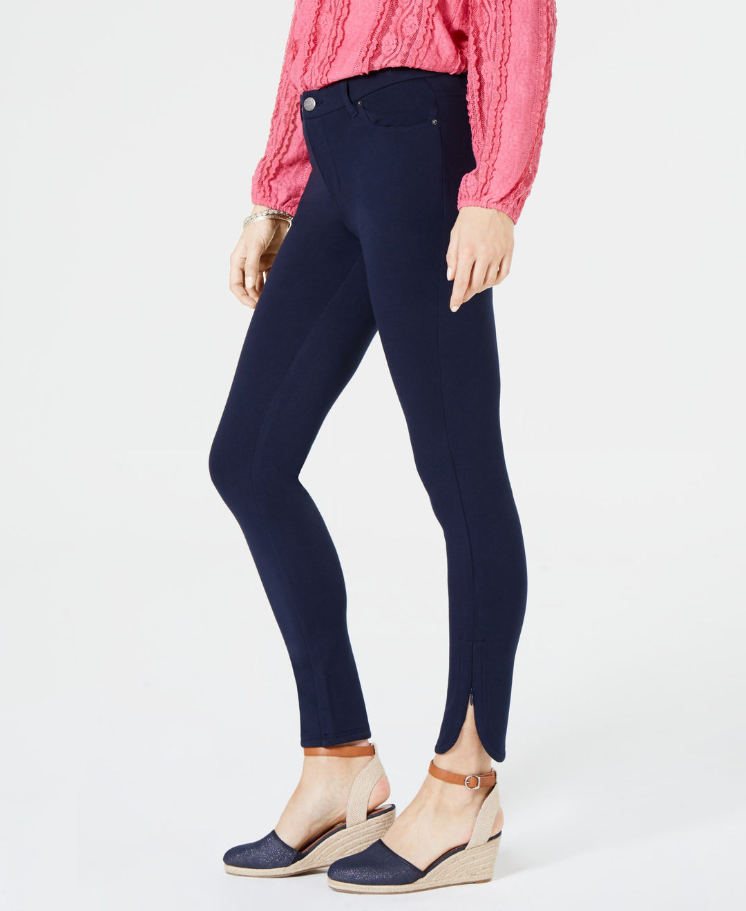 Style & Co Zippered Hem Skinny Pants