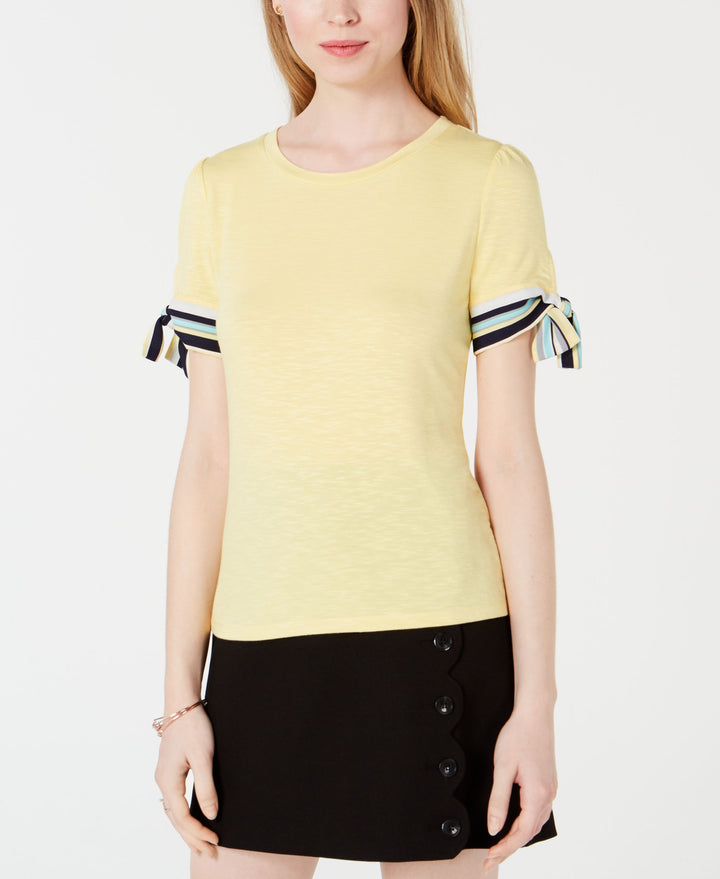 Maison Jules Tie Sleeve Top