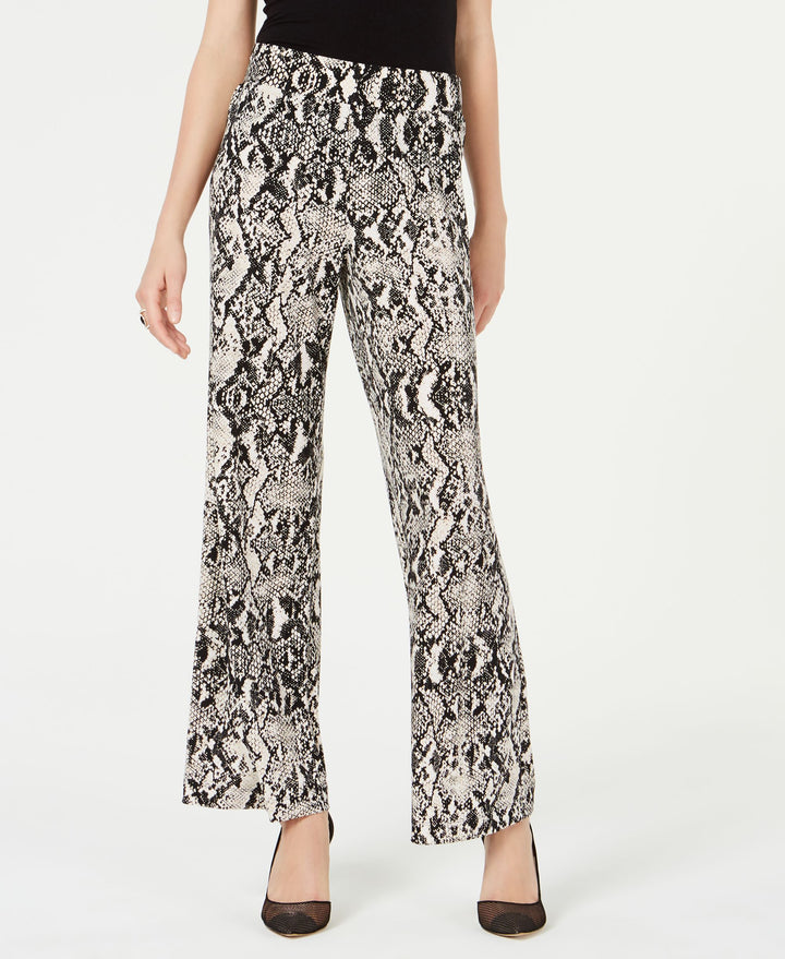 Printed Wide Leg Pants