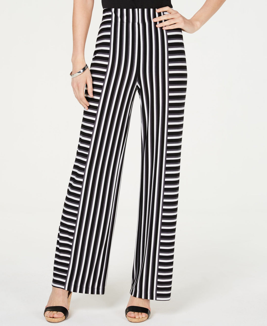 Mixed Stripe Soft Pants