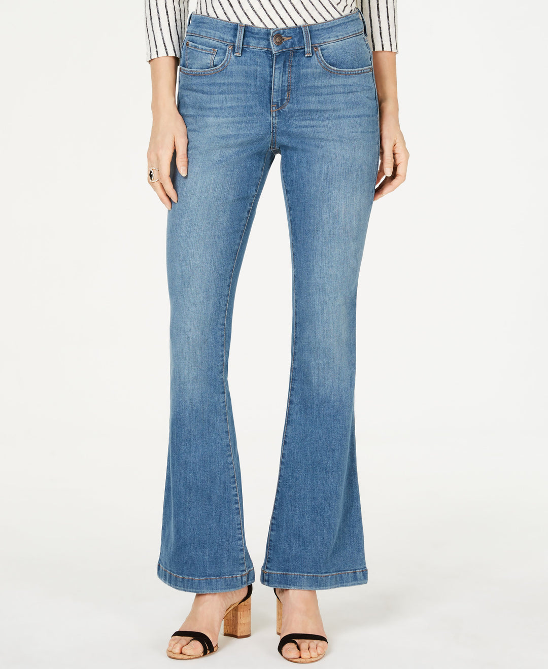 INC Curvy Flare-Leg Jeans